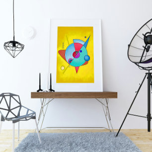 Minimalist Modern Abstract Art No.5 Poster
