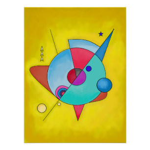 Minimalist Modern Abstract Art No.5 Poster