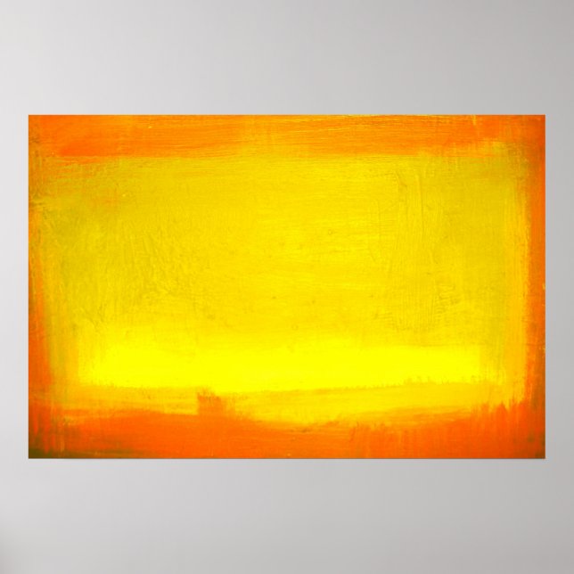 Minimalist Modern Abstract Art Poster Print (Front)