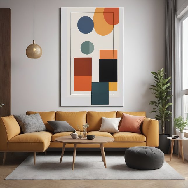 Minimalist Modern Abstract Geometric Art Poster (Creator Uploaded)