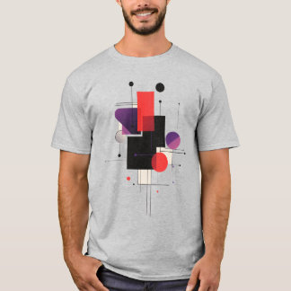 Minimalist Modern Art Abstract Geometric T-Shirt