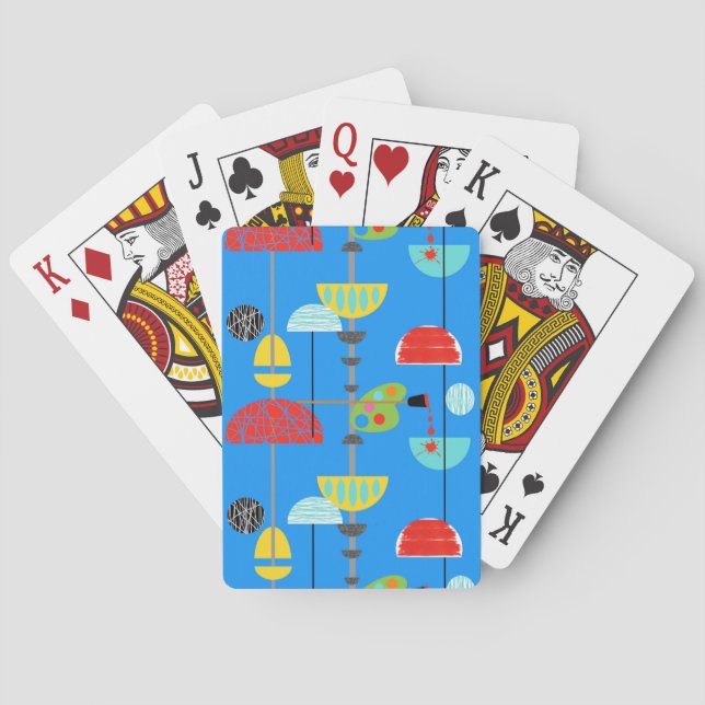 Minimalist Modern Artist Art Playing Cards (Back)
