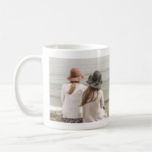 Minimalist Modern Best Friend Photo Coffee Mug