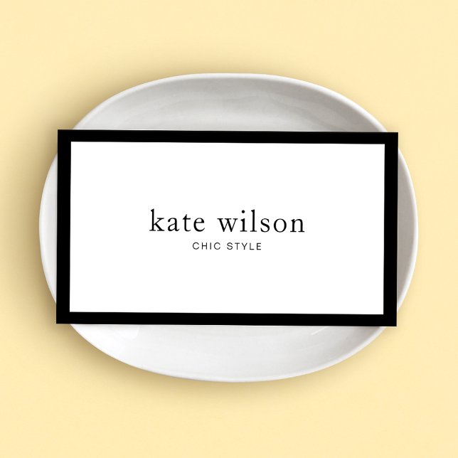 Minimalist Modern Black White Professional (Creator Uploaded)