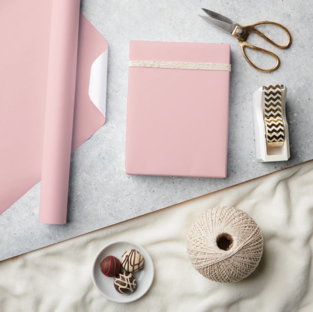 Minimalist Modern Blush Pink Wrapping Paper (Crafts)