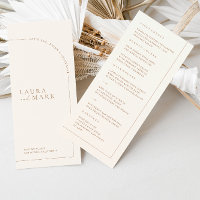 Minimalist Modern Boho Arch Wedding