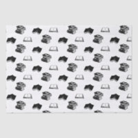 Minimalist Modern Bookish Bibliophile Book Pattern