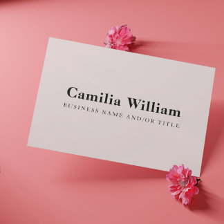 Minimalist Modern Business Card | Minimal