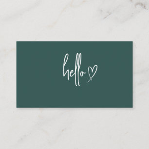Minimalist Modern Business Cards, Boho Minimalist  Card