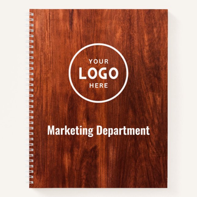 Minimalist Modern Business Logo Notebook (Front)