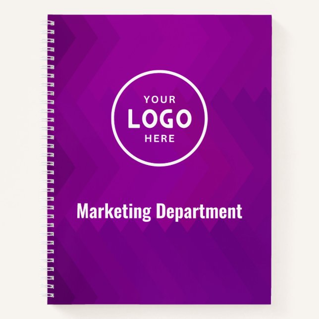 Minimalist Modern Business Logo Notebook (Front)