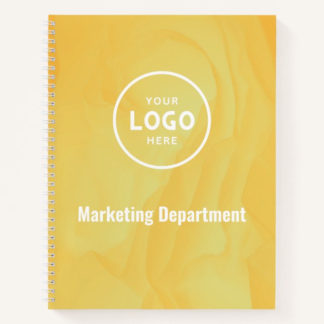 Minimalist Modern Business Logo Notebook (Front)