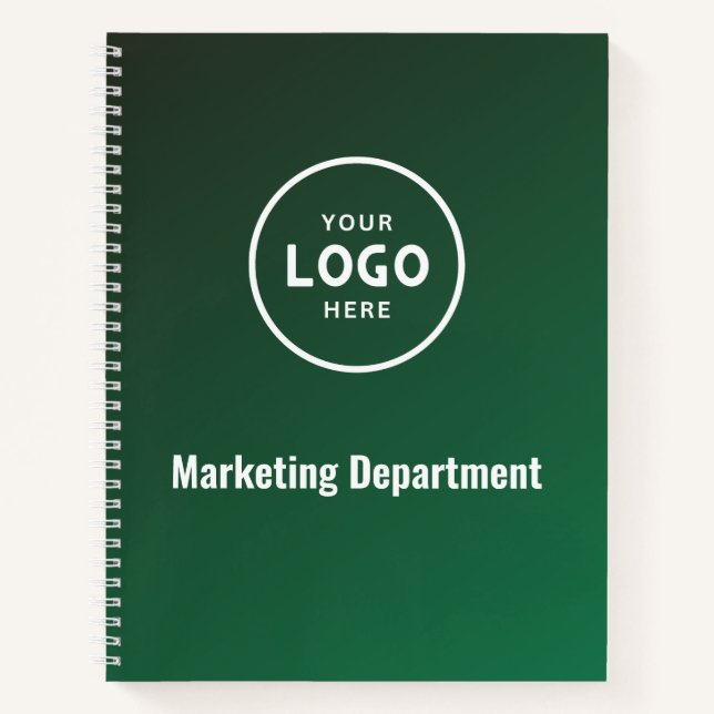 Minimalist Modern Business Logo Notebook (Front)
