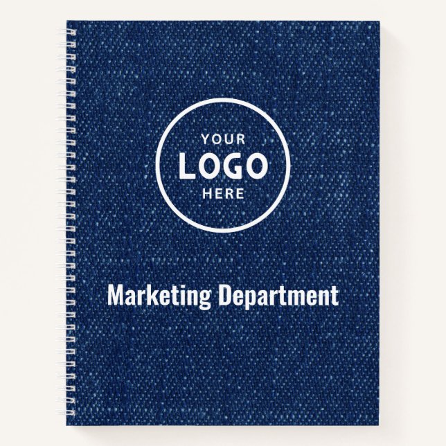 Minimalist Modern Business Logo Notebook (Front)