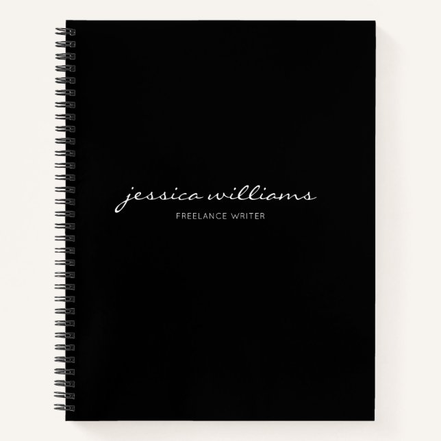 Minimalist Modern Calligraphy Notebook (Front)