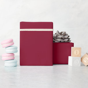 Minimalist Modern Cherry Red Wrapping Paper