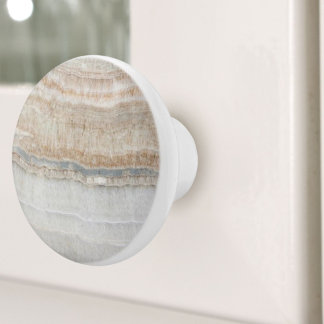 minimalist modern chic beige tan white grey marble ceramic knob