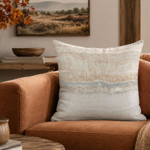minimalist modern chic beige tan white grey marble cushion