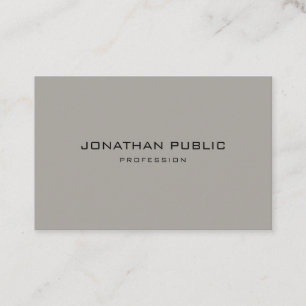 Minimalist Modern Chic Clean Template Professional Business Card