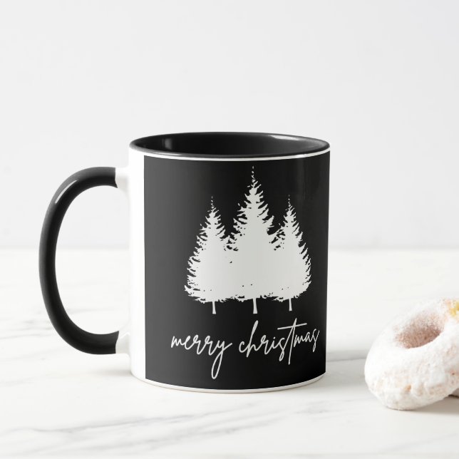 Minimalist Modern Christmas Mug (With Donut)