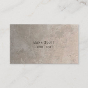 Minimalist Modern Construction Business Card
