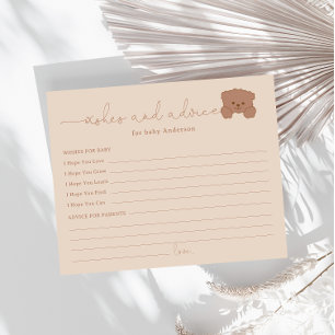 Minimalist Modern Cute Bear Baby Shower Game