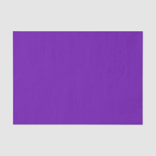 Minimalist Modern Deep Purple Tissue Paper (Front)