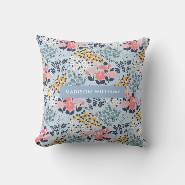  Minimalist Modern Editable Inscription Custom  Cushion (Front)
