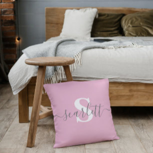 Minimalist Modern Editable Inscription Custom Cushion