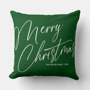 Minimalist Modern Editable Inscription Custom Cushion