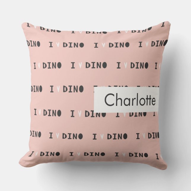  Minimalist Modern Editable Inscription Custom  Cushion (Front)