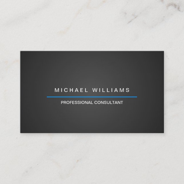 MINIMALIST MODERN ELEGANT CALLING CARD (Front)