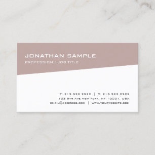 Minimalist Modern Elegant Design Trendy Plain Business Card
