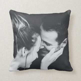 Minimalist Modern Elegant Full Photo Wedding   Cushion