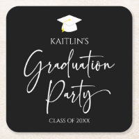 Minimalist Modern Elegant Graduation Party