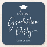 Minimalist Modern Elegant Graduation Party