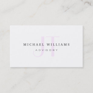 MINIMALIST MODERN ELEGANT METAL PROFESSIONAL BUSINESS CARD
