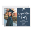 Minimalist Modern Elegant Picture Graduation Party