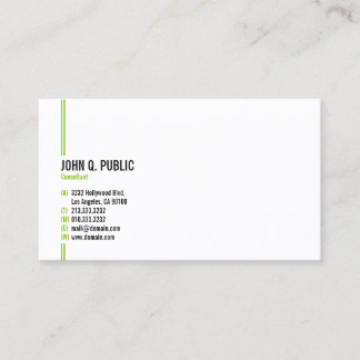 Minimalist Modern Elegant Professional Business Card