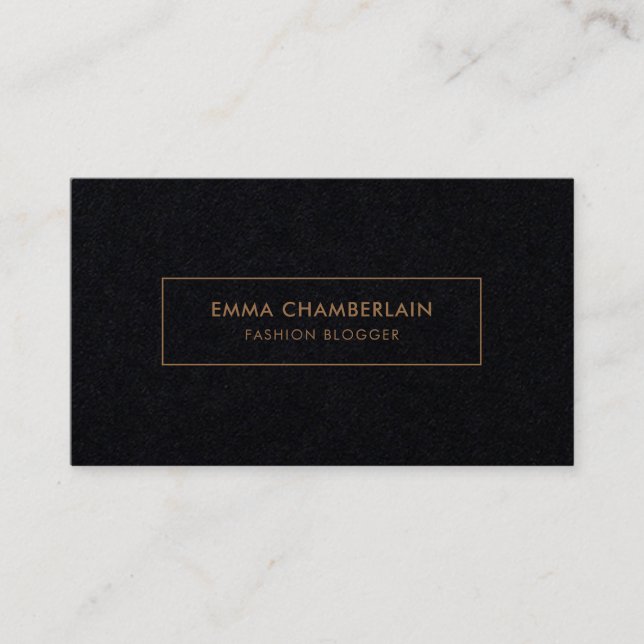 Minimalist Modern Elegant Rustic Business Card (Front)