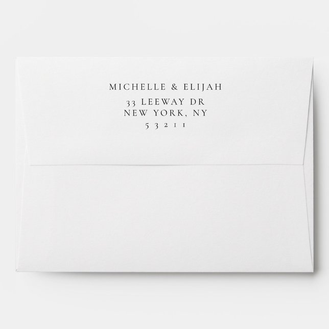 Minimalist Modern Elegant Wedding Envelope (Creator Uploaded)