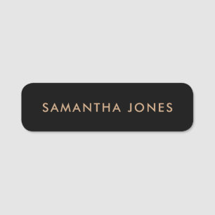 Minimalist Modern Fun Stylish Simple Name Tag