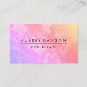 Minimalist Modern Grunge Texture Business Card