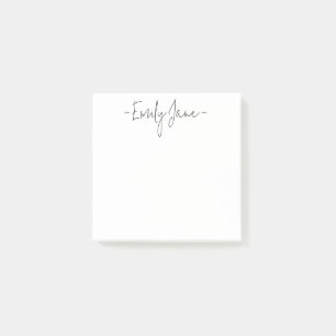 Minimalist Modern Handwriting Script Post-it Notes