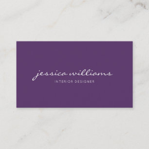 Minimalist Modern Handwritten Professional Busines Business Card
