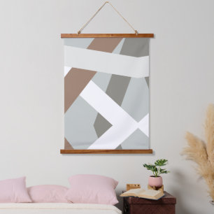 Minimalist modern hanging tapestry