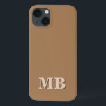 Minimalist Modern Initial Monogram iPhone 13 Case<br><div class="desc">Minimalist Modern Initial Monogram Phone Case. Create your own personalised iPhone Case with custom initial name.</div>