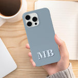 Minimalist Modern Initial Monogram iPhone 13 Case<br><div class="desc">Minimalist Modern Initial Monogram Phone Case. Create your own personalised iPhone Case with custom initial name.</div>