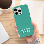 Minimalist Modern Initial Monogram iPhone 13 Case<br><div class="desc">Minimalist Modern Initial Monogram Phone Case. Create your own personalised iPhone Case with custom initial name.</div>