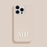 Minimalist Modern Initial Monogram iPhone 13 Case<br><div class="desc">Minimalist Modern Initial Monogram Phone Case. Create your own personalised iPhone Case with custom initial name.</div>